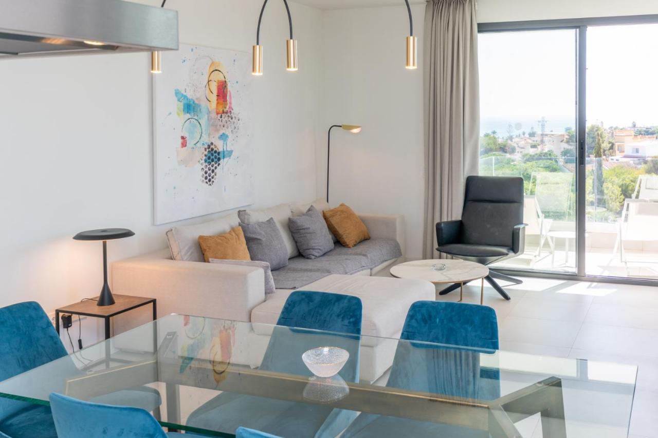 Ferienwohnung 2Br Luxury - Santa Barbara Heights, Good Wifi & Ac La Cala De Mijas Exterior foto